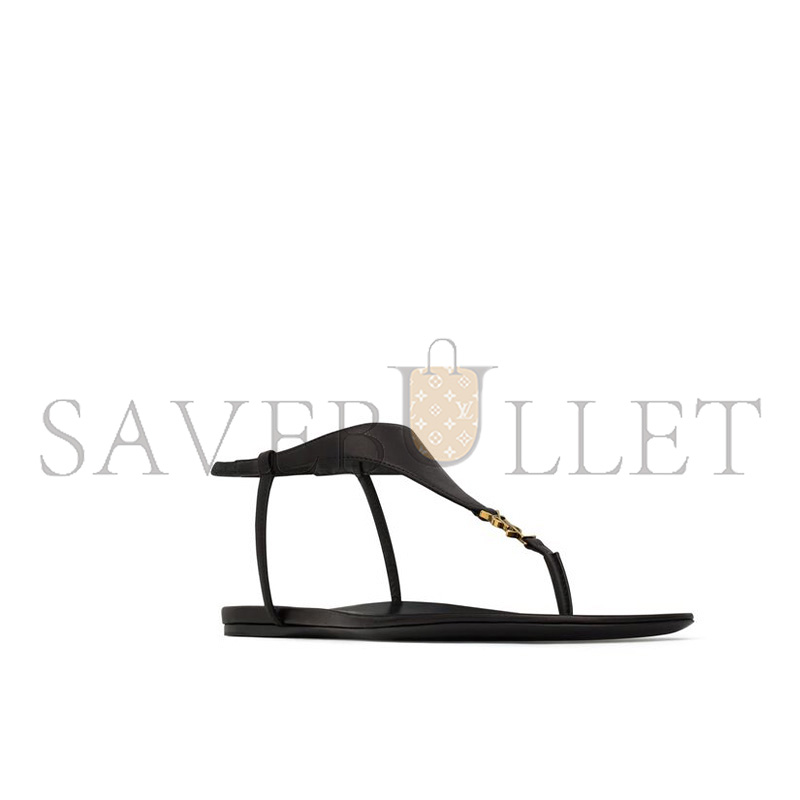 YSL CASSANDRA SANDALS IN SMOOTH LEATHER 818293AADF11000